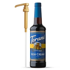 Torani Sugar Free Coffee Syrup, Irish Cream, Pump Included, 25.4 Fl Oz