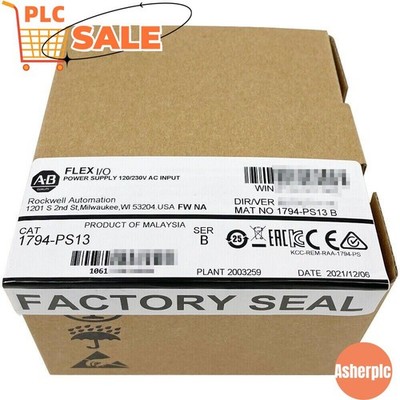 New Factory Sealed AB 1794-PS13 Ser B 1794-PS13 Flex Power Supply Module