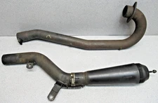 VINTAGE YAMAHA TT500 TT 500 XT500 XT AHRMA SUPERTRAPP EXHAUST SYSTEM