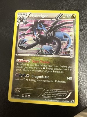 Pokémon TCG Hydreigon Holo Rare Card 99/113 Black White Legendary Treasures