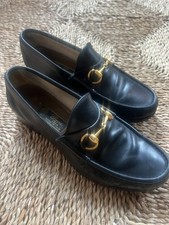 Men's Gucci 1953 Horsebit Loafers US 9 black
