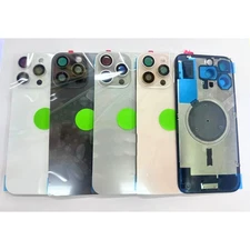 Lot For iPhone 16 Pro Max Back Glass Cover Rear Door with Lens & MagSafe Magnets