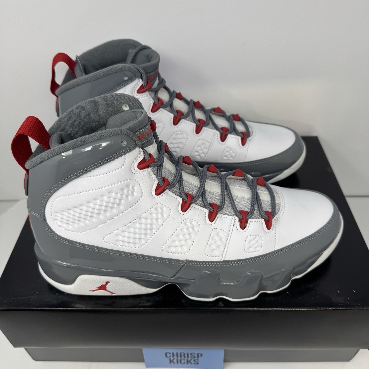 Air Jordan 9 Retro Fire Red Cool Grey CT8019-162 Men's Sizes Brand