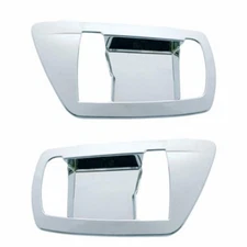 (Pair) Chrome Door Handle Trim. Fits Fits Kenworth 2006+ W900, T880, T660, C500