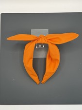 Orange Homemade Tie Knot Headband Hair Accessories For Girls Women