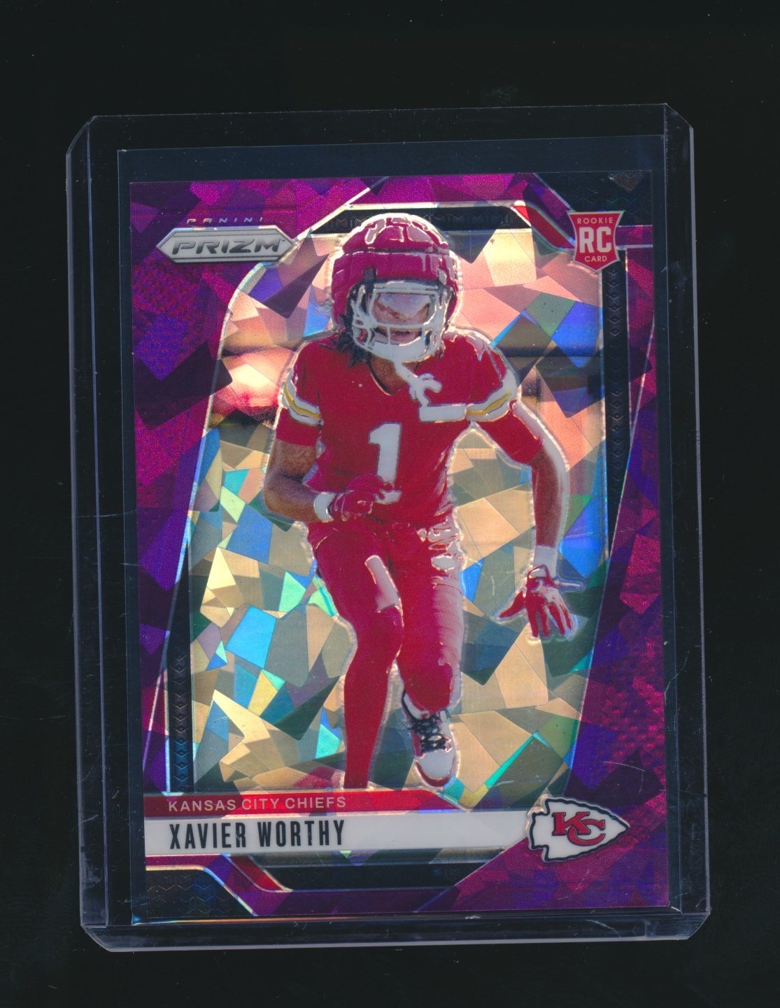 XAVIER WORTHY 2024 PANINI PRIZM PURPLE ICE PRIZM RC PARALLEL 163/225 #399