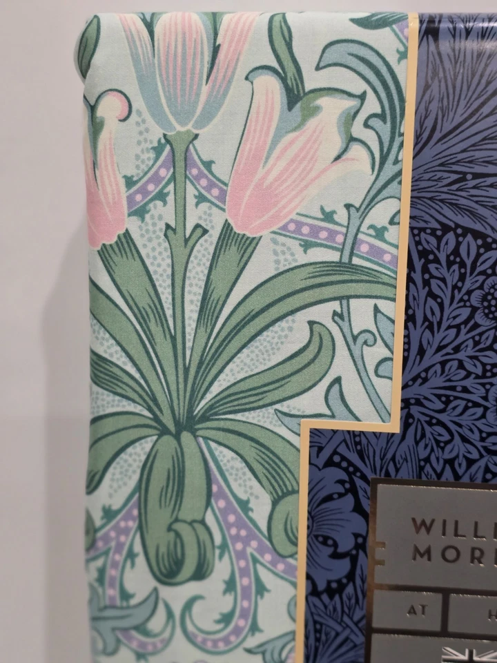 NWT WILLIAM MORRIS FLORAL WOODLAND WEEDS SUMMER QUEEN SHAMS DUVET COVER SET RARE - Image 4 of 4