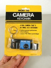 Vintage Micro 110 Camera Keychain ~Unused~ Real Pictures Taiwan #2 of 2 Listed