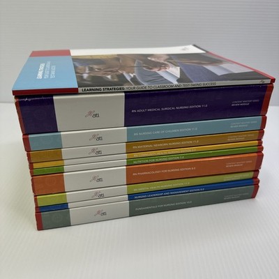 ATI Nursing Content Mastery Review Module c2019 PBs 10 Books Learning Strategies