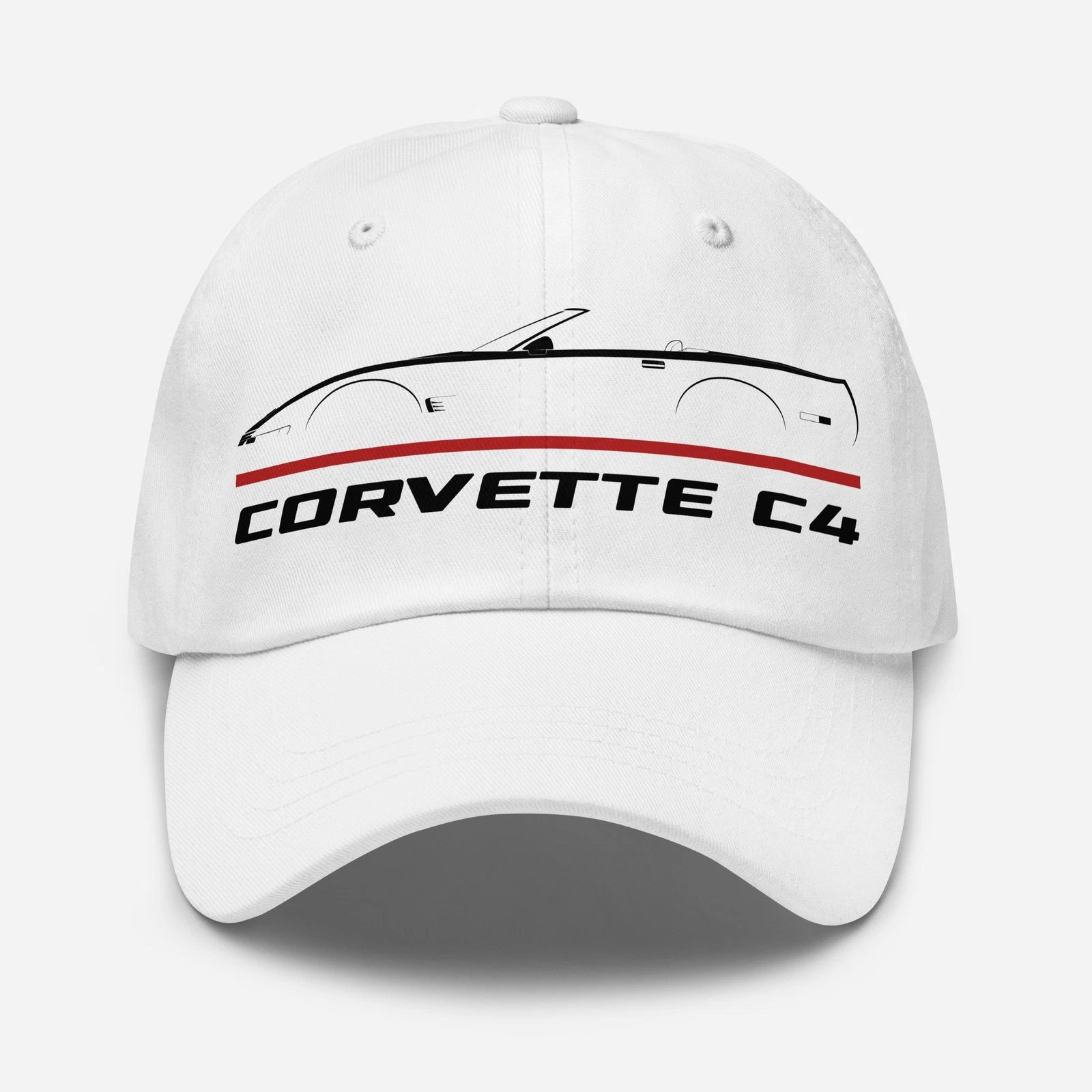 Premium Dad Hat For Chevrolet Corvette C4 Convertible 1991-96 Car Fans Cap Gift
