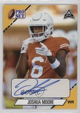 2021 Leaf Pro Set College Auto Gold Joshua Moore #PS-JM1 Auto 0rd2