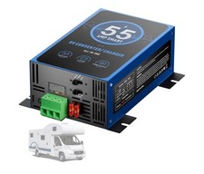 RV Power Converter 55 Amp RV 120V AC to 12V DC Compatible Lithium Lead Acid Batt