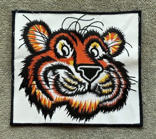 Old Gas & Oil Garage Collectible Vintage Esso Advertising Large Tiger Back Patch