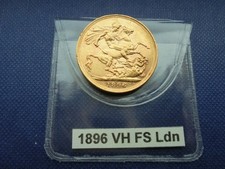 Full Gold Sovereign coin 22ct 1896 Ldn Mint