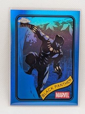 2025 Topps Chrome Marvel Black Panther #136 Blue Refractor /299