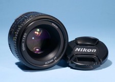 Nikon AF Nikkor 50mm f/1.8 D Auto Focus Prime Lens * Excellent & Fully Working