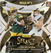 2024 Panini Select NFL Mega Box New Factory Sealed
