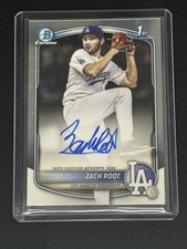 Zach Root 2025 Bowman Chrome Draft #CPA-ZR Auto 1st RC
