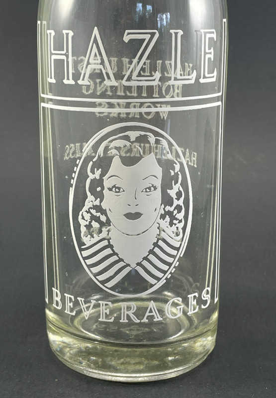 HAZLE BEVERAGES Girl Soda Pop ACL Bottle HAZLEHURST MISS MS