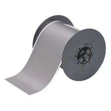 BRADY B30C-4000-595-GY Tape,Gray,100 ft. L,4 In. W 6UMN5