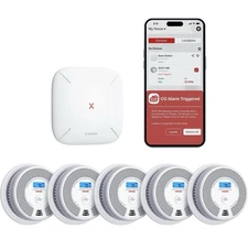 X-Sense Smart Smoke Detector Carbon Monoxide Detector Combo, Battery-Operated