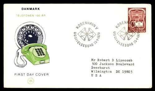 Mayfairstamps Denmark FDC 1979 Telephone First Day Cover aax_49105