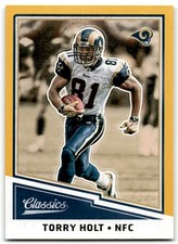 2017 Panini Classics #169 Torry Holt Glossy (Gold Border)