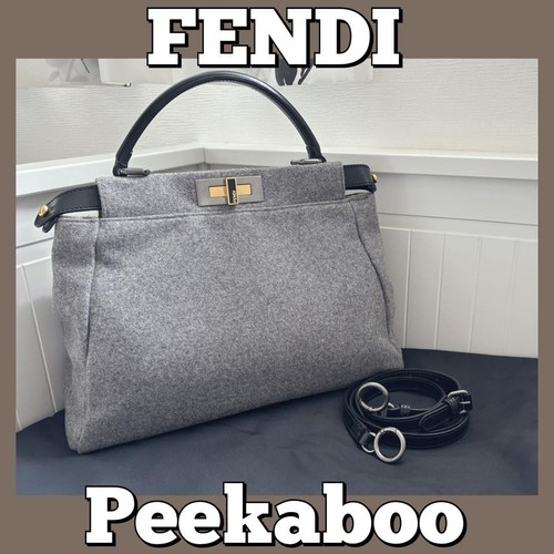 FENDI/Peekaboo/Fendi/Handbag/Shoulder/2way/Felt