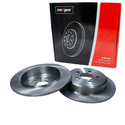 2X MAXGEAR BREMSSCHEBEIBEN 270mm VOLL HINTEN PASSEND FÜR CHRYSLER CIRRUS LE