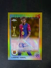 2024-25 Topps Chrome UEFA Lamine Yamal Auto Gold /50
