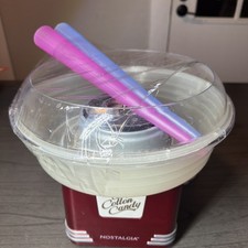 Máquina de caramelos de algodón Nostalgia para caramelos duros o ROJOS PCM42RR - Sin cuchara de azúcar