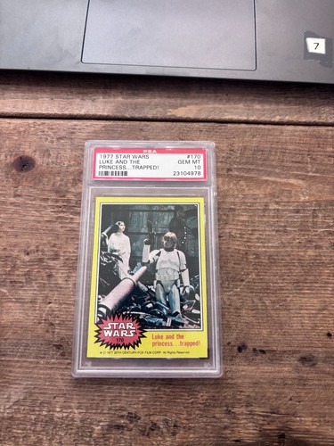 Luke and the Princess... Trapped! - 1977 Topps Star Wars #170 PSA 10- NO RESERVE