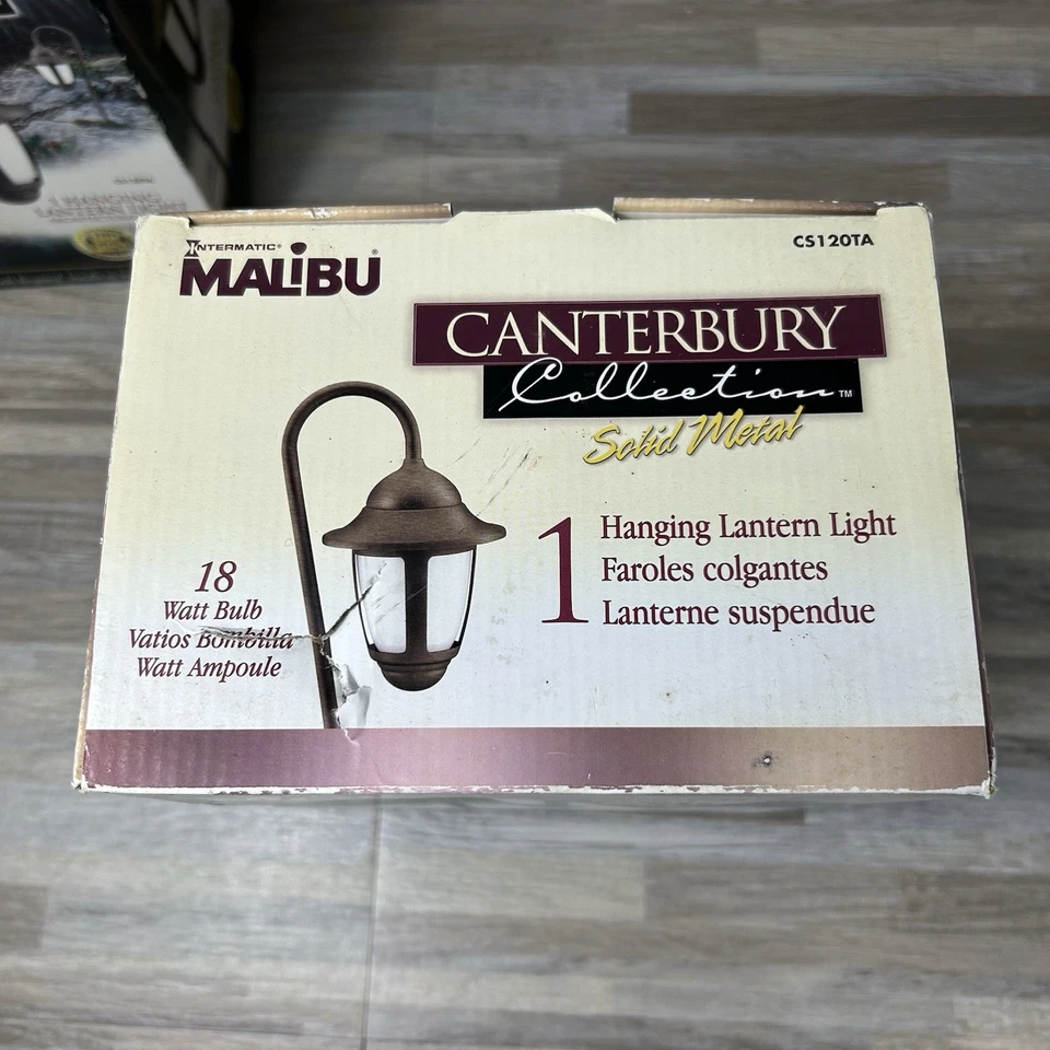 Canterbury Collection Malibu Bronze Solid Metal Hanging Walk Path Light CS120TA - Image 2 of 4