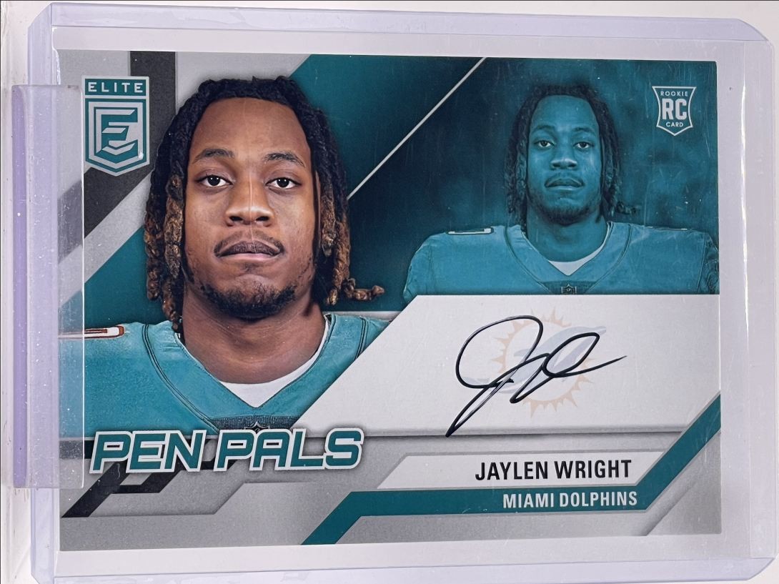 Jaylen Wright Panini Donruss Elite Pen Pals #PALJWR Base