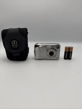 Fujifilm Digital Camera FinePix A400 4.1MP Silver w/ Case AA Battery TESTED