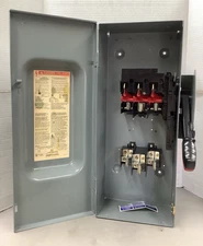Square D H363 Heavy Duty Safety Switch 600VAC 100A 60/100H 3P (F21)