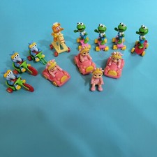 Vintage 1988 McDonald's Happy Meal Muppet Babies Toys; 12 PVC Figures; 23 pieces