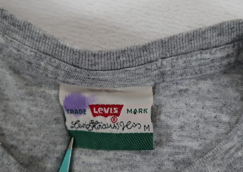 Vintage Levis Shirt Mens Medium Grey 90s Western Wear Levi's Strauss Y2K - Picture 5 of 8