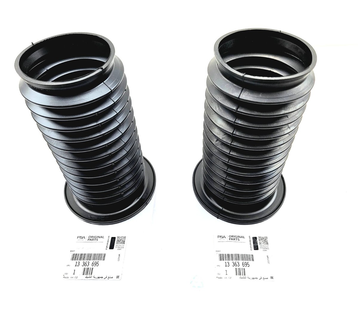 2X Original Opel Protective Caps Bellows Shock Absorber Front