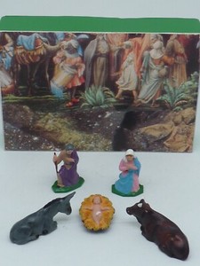 Cbg Mignot Sainte Vierge Marie Et Jésus Bébé En Plomb