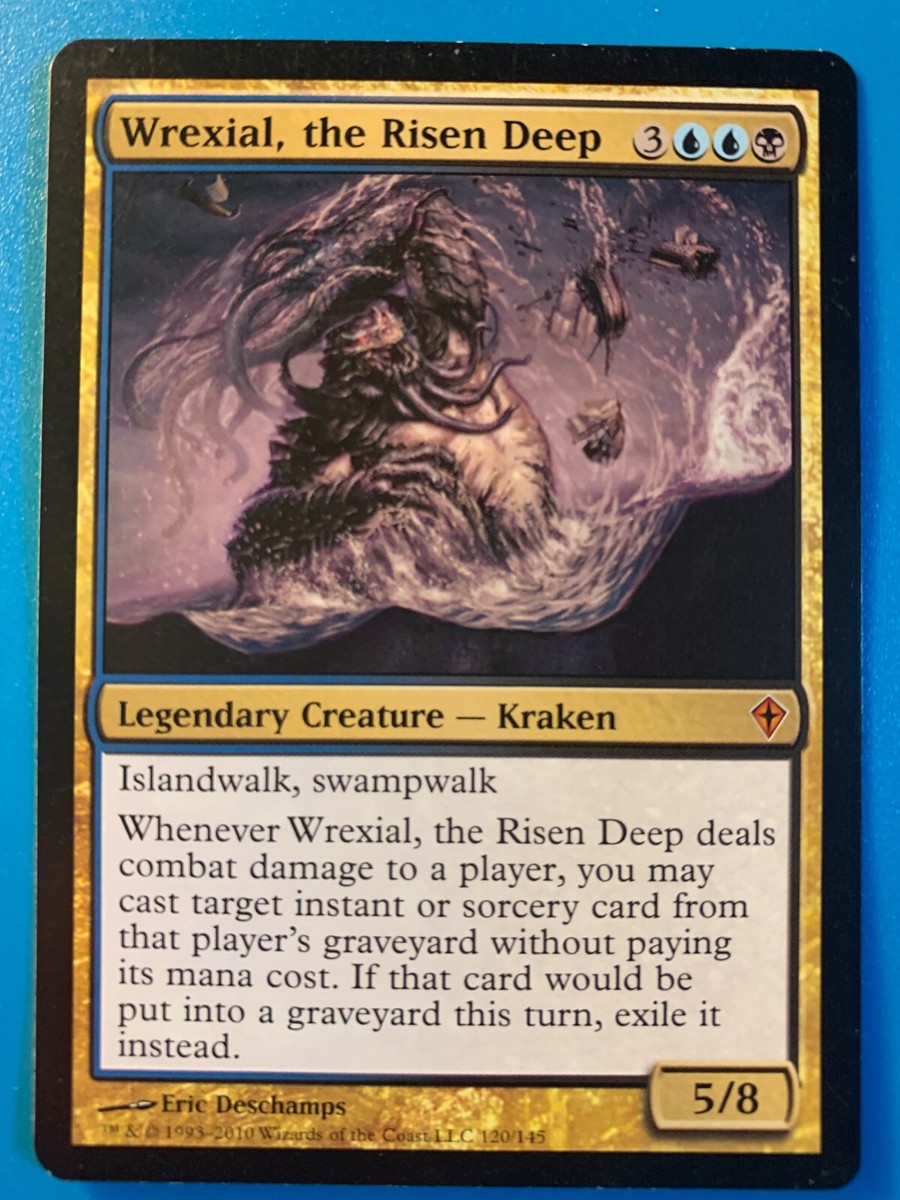 MTG 1x Wrexial, the Risen Deep Worldwake Modern Magic the Gathering Card x1 NM | eBay MTG 1x Wrexial, the Risen Deep Worldwake Modern Magic the Gathering Card x1 NM | eBay