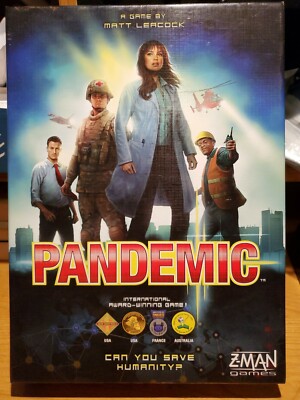 Pandemic Board Game, Can You Save Humanity Z-Man Games Matt Leacock Complete