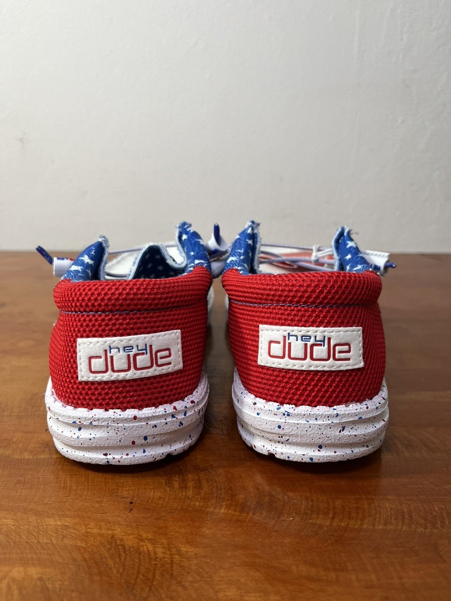 NWT Hey Dude Wally Sox Tri American Pride Mens Shoes s-l400.jpg main image 2