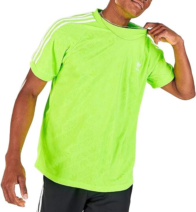★adidas★ Linear Cali Graphic Tee Green White adidas Originals LINEAR GRAPHIC CALIFORNIA - Print T-shirt