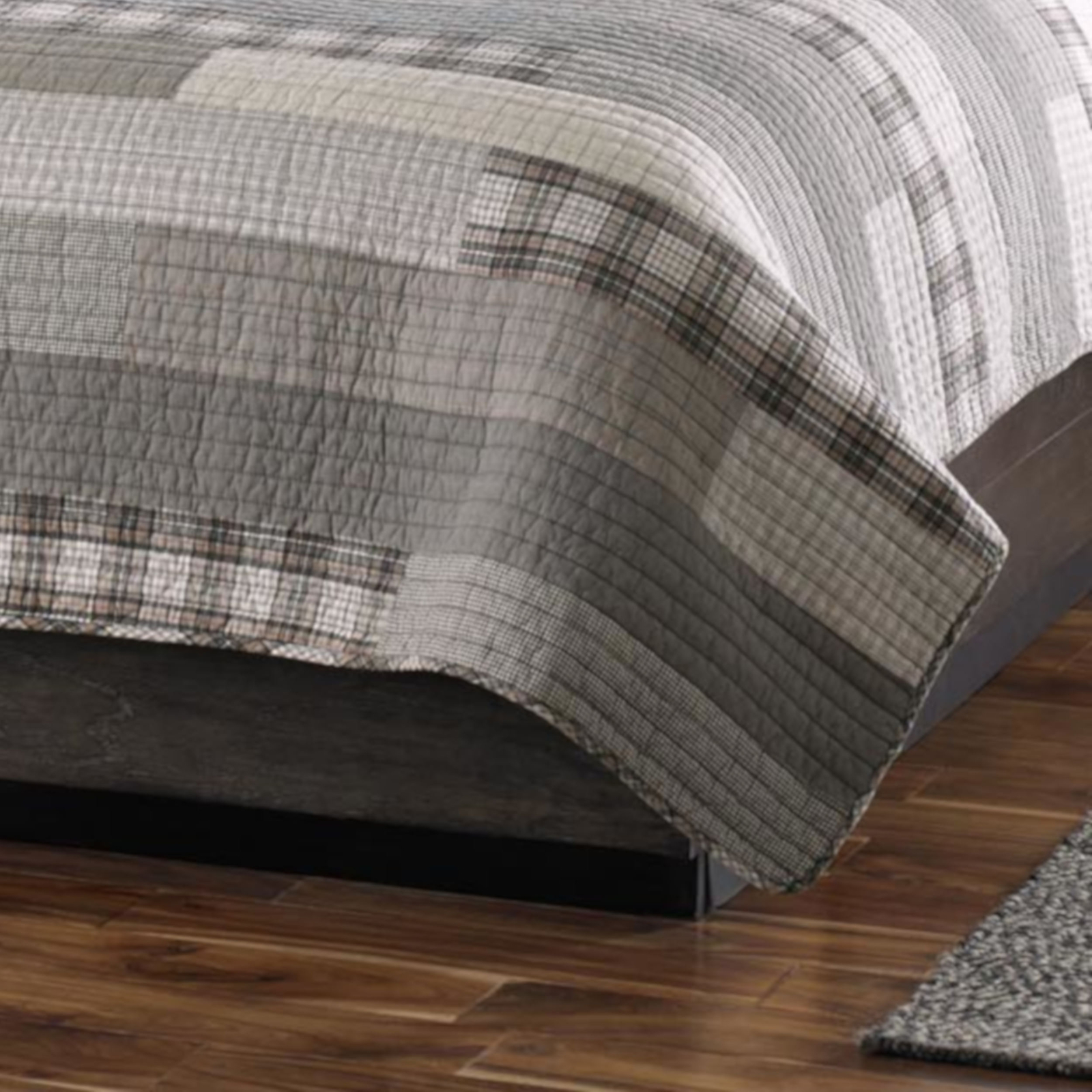 Eddie Bauer Cotton Quilt & Sham Sets (Fairview PatchworkGrey) eBay