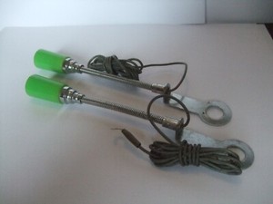 VINTAGE ANTIQUE MUSCLE BIKE BICYCLE LIGHT POST ACCESSORY BOLT ON AXLE NOS