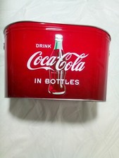 Coke A Cola Galvanized Ice Bucket
