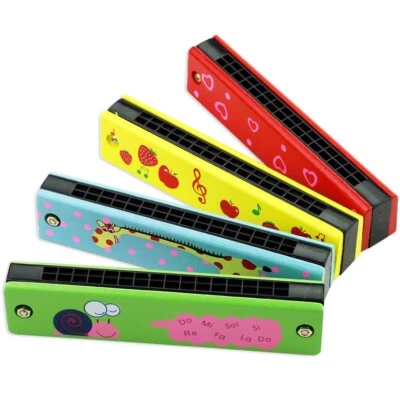 MQ 16 Holes Harmonica Kids Children Sound Musical Instrument Educational Toy Gift