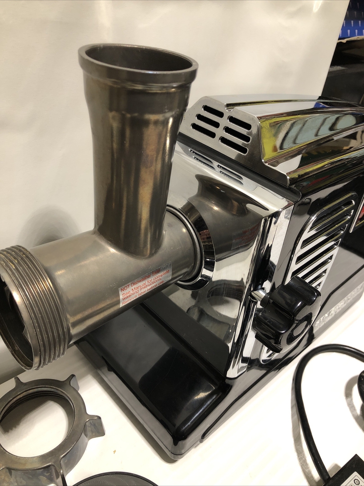 STX Turboforce II Series 4000 w/Foot Pedal Electric Meat Grinder