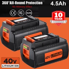 2PACK 40 Volt for Black and Decker 40V 4.5Ah Max Lithium Battery LBX2040 LBXR36